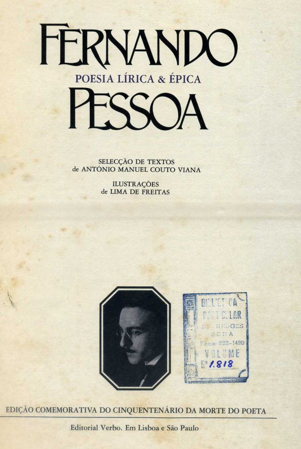 Fernando Pessoa poesia lírica & épica - 4 volumes 